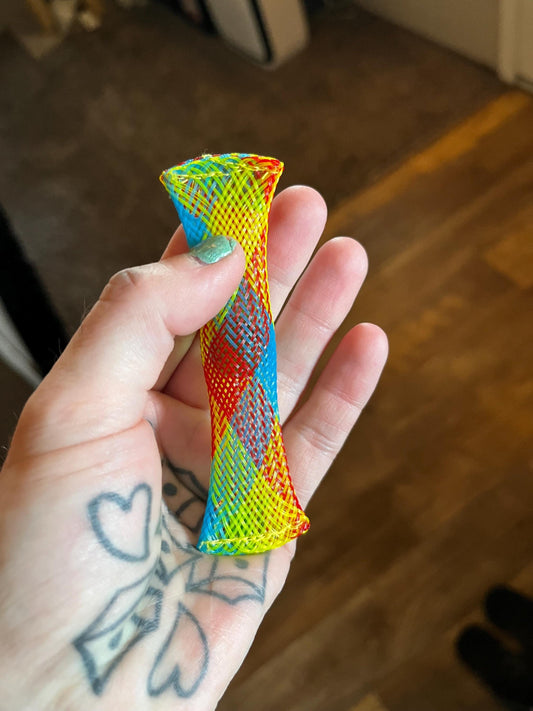 Marble Mesh Fidget Tube