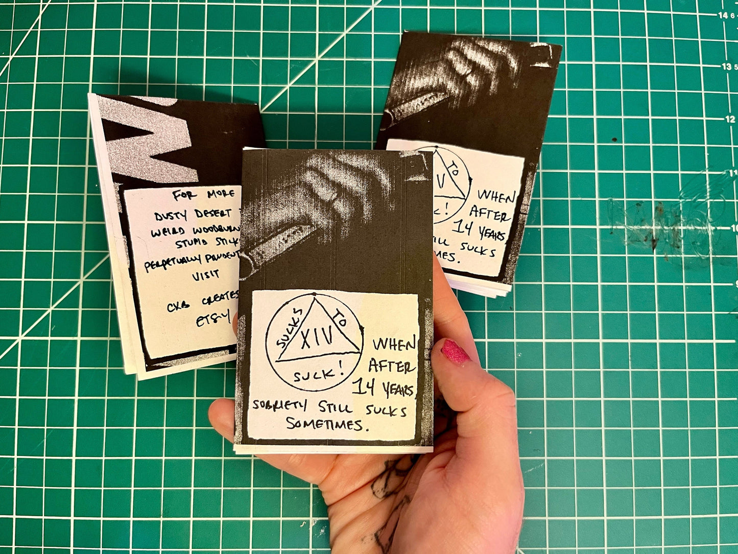 Sobriety Zine “Sucks to Suck” LGBTQ+ Zine