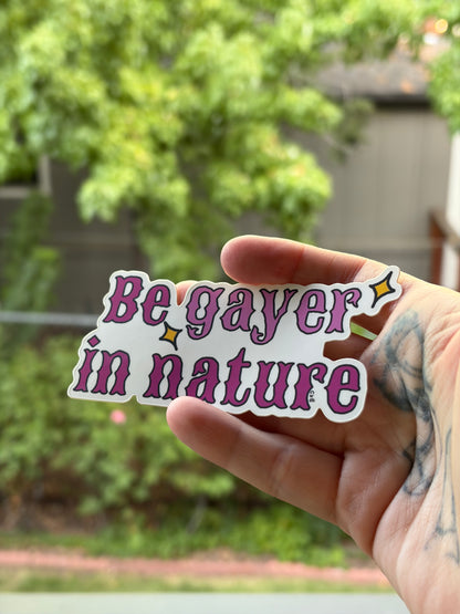 Nature Gay Sticker