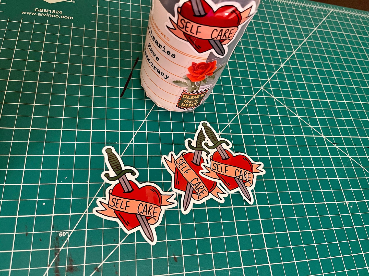 Self Care Vinyl Sticker // 3x3"