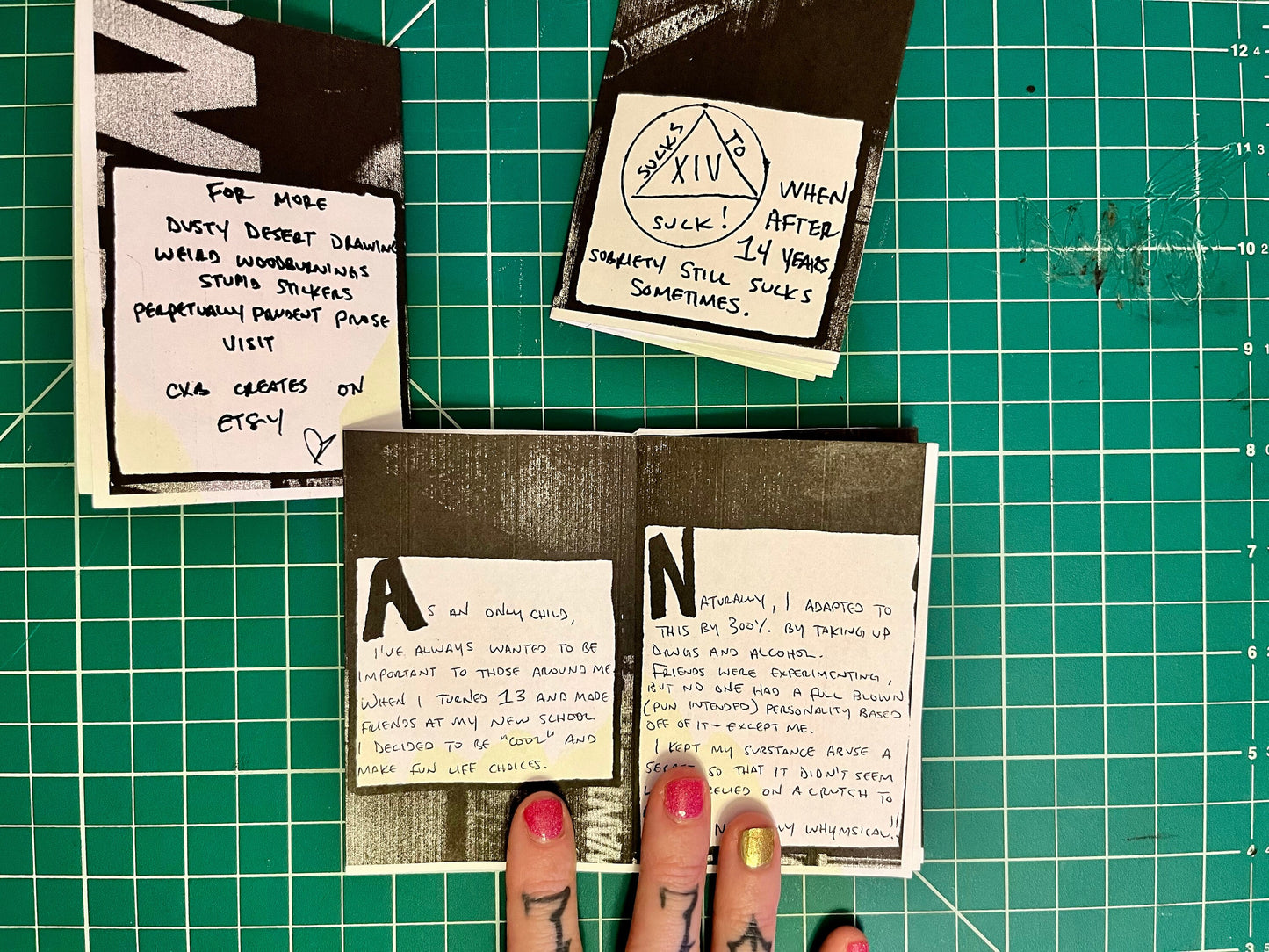 Sobriety Zine “Sucks to Suck” LGBTQ+ Zine